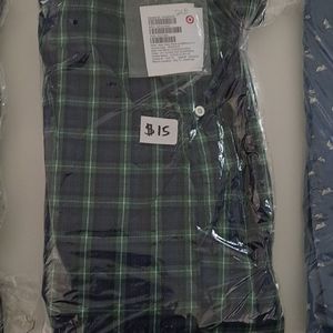 Men's Big & Tall Plaid Woven Pajama Pants